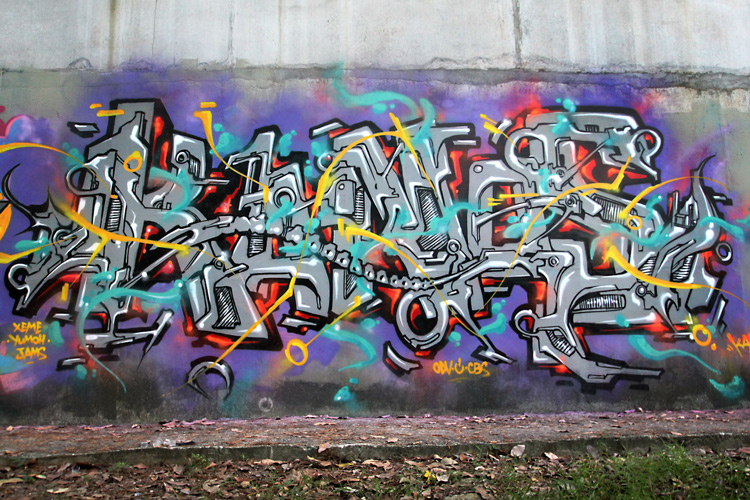 Kanos à Hong Kong Graffiti Street Art
